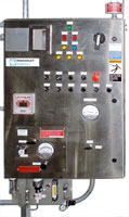 Z-purged NEMA 4X manual control system for Class I, Groups C & D, Division 2 service