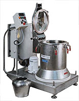 Portable vertical decanter centrifuge with local controls – Model DRC 40