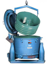 Batch Centrifuges with Removable Basket Carrier, Triple Suspension for drying large items