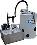 Impregnation centrifuge TA40VxIMP with treatment fluid circulation