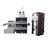 Turn-key centrifugal chromatography systems with sample injection and analysis.