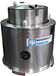 Pilot scale centrifugal hydro-extractor, stainless steel construction