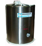Small production scale centrifugal hydro-extractor, stainless steel construction